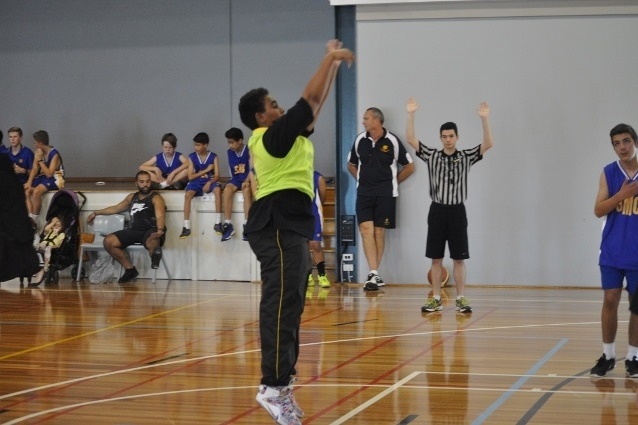 Basketball Match against St. Monicas College